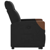 Fauteuil inclinable noir tissu