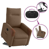 Fauteuil inclinable Marron Tissu