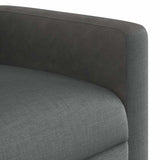 Fauteuil inclinable électrique Gris foncé Tissu