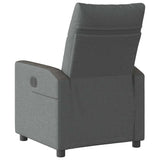 Fauteuil inclinable électrique Gris foncé Tissu