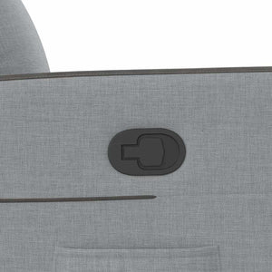 Fauteuil inclinable Gris clair Tissu