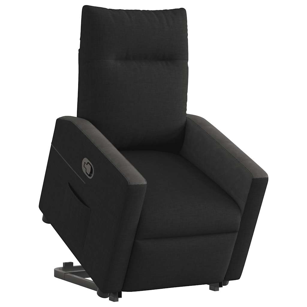 Fauteuil inclinable noir tissu