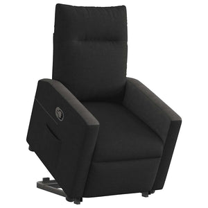 Fauteuil inclinable noir tissu
