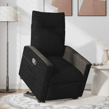Fauteuil inclinable noir tissu
