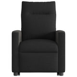 Fauteuil inclinable noir tissu