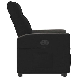 Fauteuil inclinable noir tissu