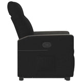 Fauteuil inclinable noir tissu