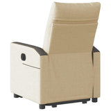 Fauteuil inclinable Crème Tissu