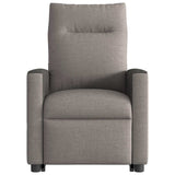 Fauteuil inclinable de massage Taupe Tissu