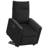 Fauteuil inclinable électrique noir tissu