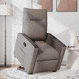 Fauteuil inclinable électrique taupe tissu