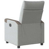 Fauteuil inclinable électrique gris nuage tissu