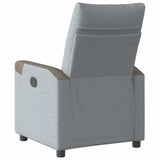 Fauteuil inclinable électrique Gris clair Tissu