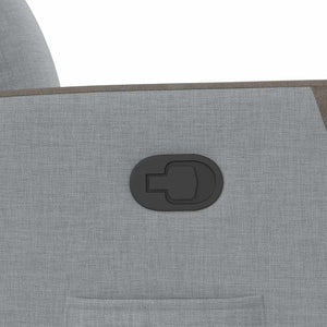 Fauteuil inclinable Gris clair Tissu
