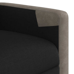 Fauteuil inclinable noir tissu