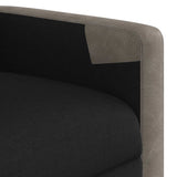 Fauteuil inclinable noir tissu