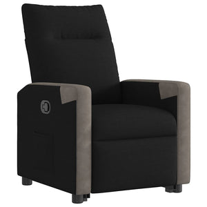 Fauteuil inclinable noir tissu