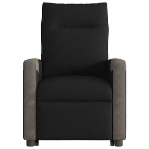 Fauteuil inclinable noir tissu