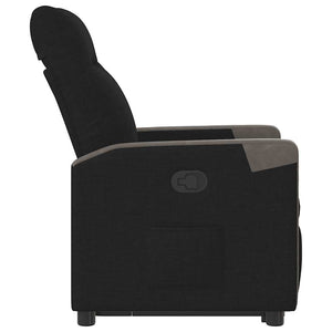Fauteuil inclinable noir tissu