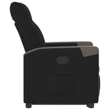 Fauteuil inclinable noir tissu