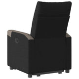 Fauteuil inclinable noir tissu