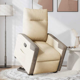 Fauteuil inclinable Crème Tissu