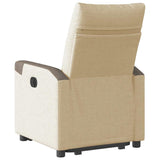 Fauteuil inclinable Crème Tissu