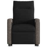 Fauteuil inclinable électrique noir tissu
