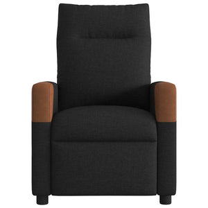 Fauteuil inclinable Noir Tissu