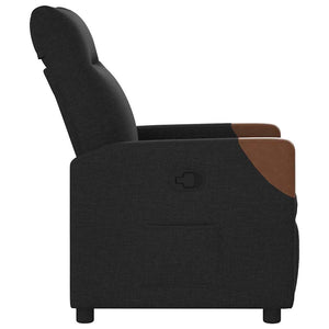 Fauteuil inclinable Noir Tissu
