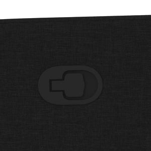 Fauteuil inclinable Noir Tissu