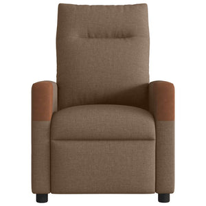 Fauteuil inclinable Marron Tissu