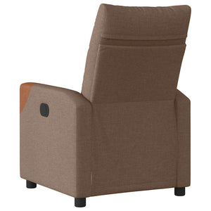 Fauteuil inclinable Marron Tissu
