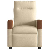 Fauteuil inclinable Crème Tissu