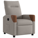 Fauteuil inclinable Taupe Tissu