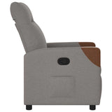 Fauteuil inclinable Taupe Tissu