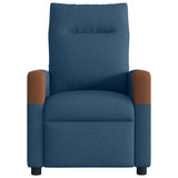 Fauteuil inclinable de massage Bleu Tissu