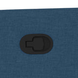 Fauteuil inclinable de massage Bleu Tissu