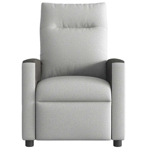 Fauteuil inclinable gris nuage tissu