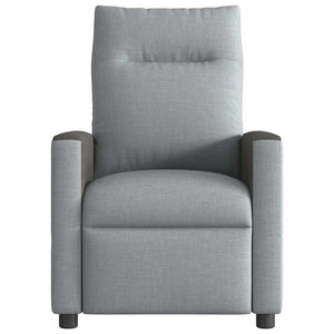 Fauteuil inclinable Gris clair Tissu