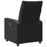 Fauteuil inclinable Noir Tissu
