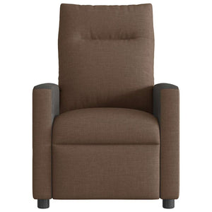 Fauteuil inclinable Marron Tissu