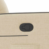 Fauteuil inclinable Crème Tissu