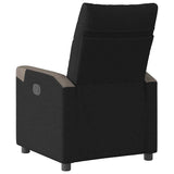 Fauteuil inclinable Noir Tissu