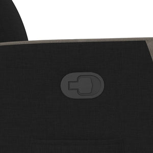 Fauteuil inclinable Noir Tissu