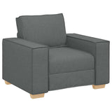 Ensemble de Canapés 3 pcs Gris 220 x 78 x 84 cm tissu