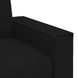 Ensemble de Canapés 3 pcs Noir 220 x 78 x 84 cm tissu
