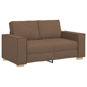 Ensemble de Canapés 3 pcs Marron 220 x 78 x 84 cm tissu