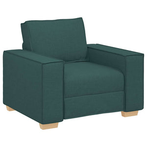 Ensemble de Canapés 3 pcs Vert foncé 220 x 78 x 84 cm tissu