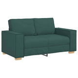 Ensemble de Canapés 3 pcs Vert foncé 220 x 78 x 84 cm tissu